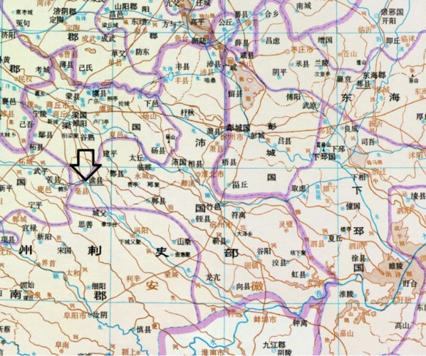 豫州刺史部--沛国--谯县