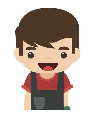 卡通扁平创意企业人员