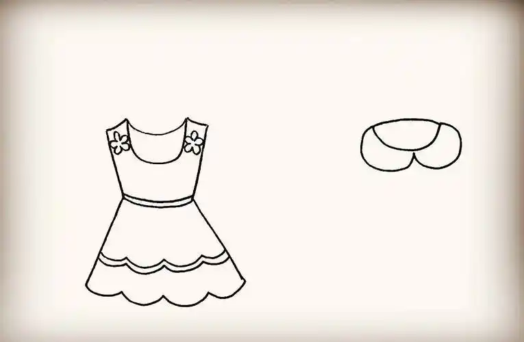 幼儿园简笔画衣服涂鸦