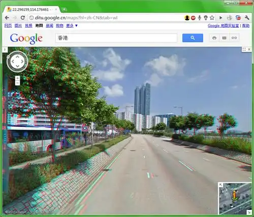 按快捷键3或t,或右键选择"3d mode on"从地图视图切换到街景视图的