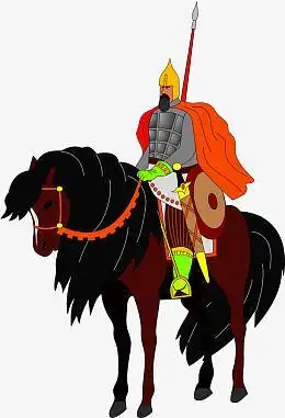 骑上战马的将军