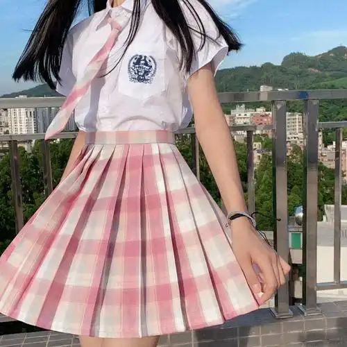 jk制服全套芋泥蛋糕jk格裙原创制服套装全套夏季百褶裙女学生学院风