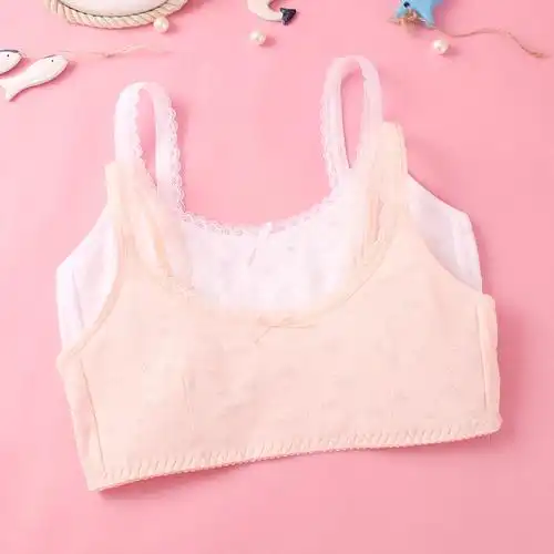 少女内衣育期夏15初中16高中学生17岁14小背心式无钢圈薄款文胸