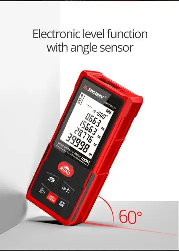 sndway sw-ds120 家用数码电子激光测距仪 120m 393ft 激光测量测距