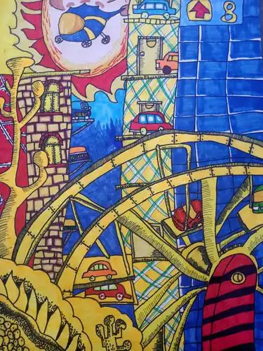 美术社团优秀科幻画作品集