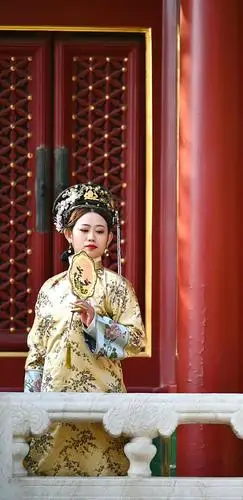 偶遇宫女 in 故宫