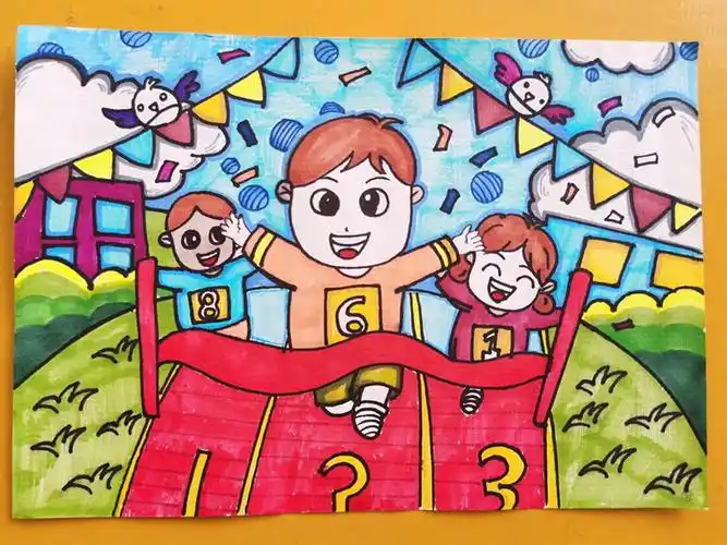 你好我的城孩子们用画笔为十四运助力