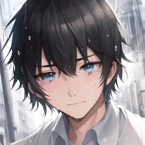 男生哭泣系头像01