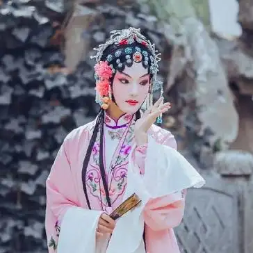 一组京剧戏曲花旦头像唯美古风真人头像