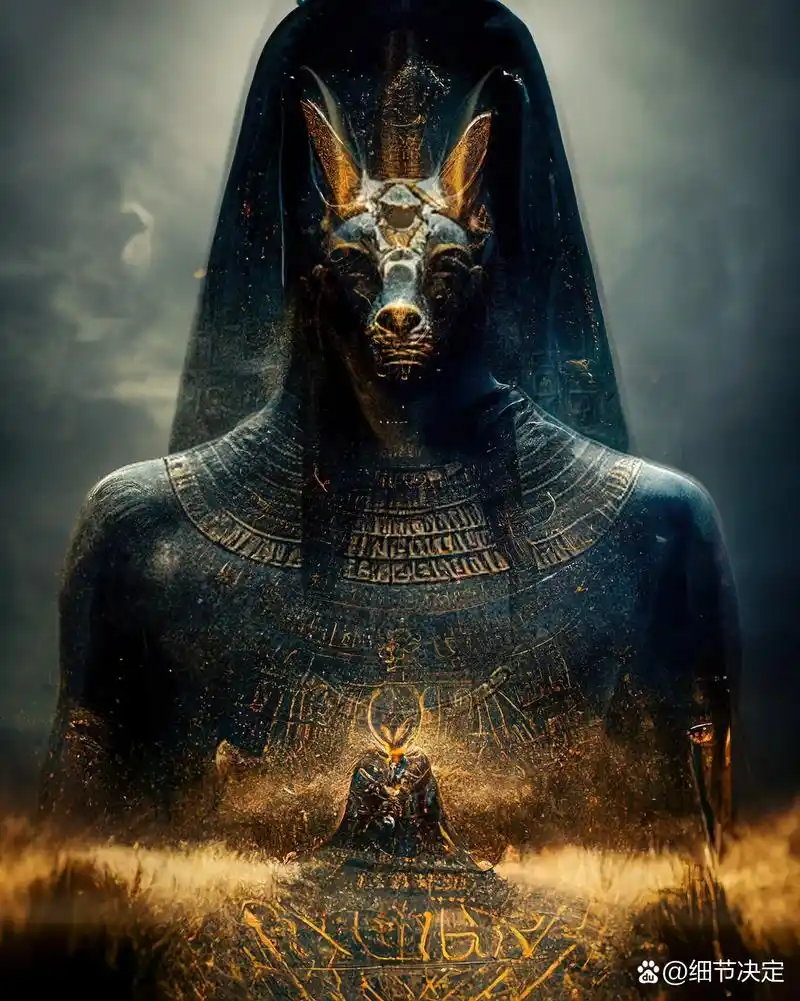 埃及神话·阿努比斯·沙漠死神 阿努比斯,是古埃及神话中的死神,一位