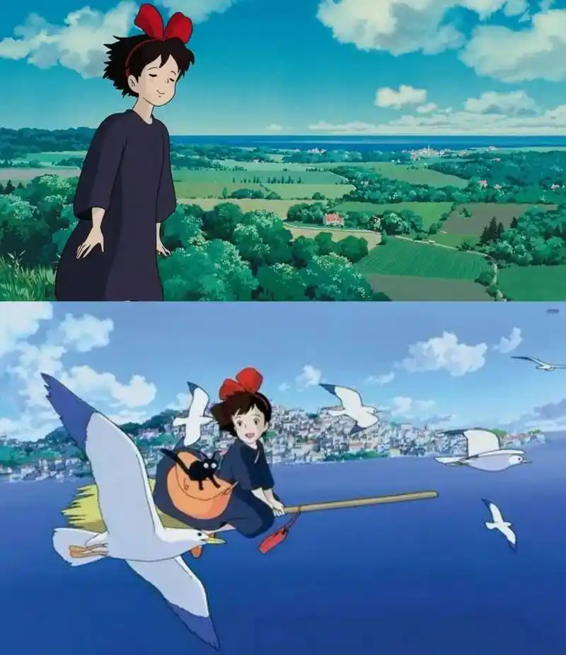 今天我要给大家推荐一部宫崎骏的经典动画电影——《魔女宅急便》!