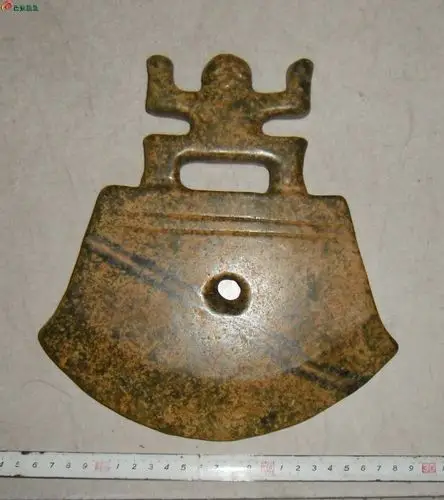 玉斧老玉高古玉器红山文化玉器老玉器