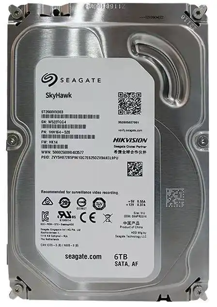 希捷6t 海康监控专用硬盘 带海康logo