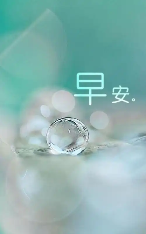 关于早安问候的心语文字图片_唯美图片