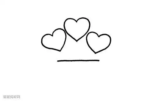 心形的简笔画教程视频爱心简笔画爱心简笔画漂亮可爱爱心简笔画怎么画