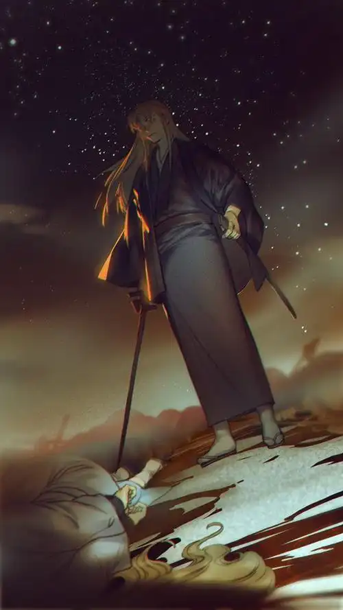 银魂 吉田松阳 同人图 插画 壁纸 | 银魂593训 | 半次元-第一中文cos