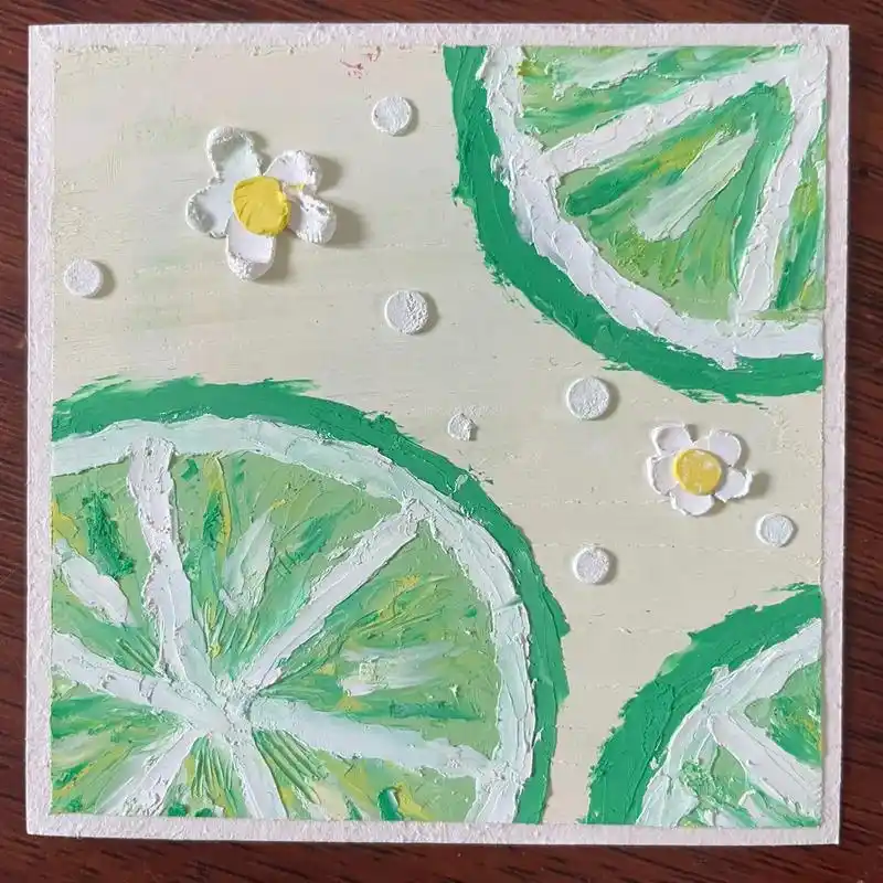 油画棒绘画作品  #成果展示 再多画点可以办画展了吧#原创 - 抖音