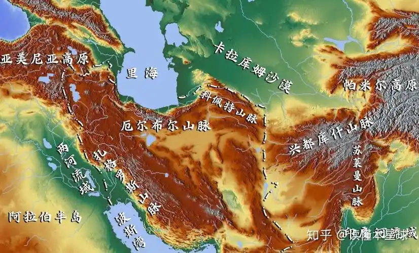 又形成了大量的闪长岩和黑曜石,这些在矿产都价值不菲,山脉是伊朗高原