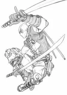 死侍虐心系列橡皮章素材.