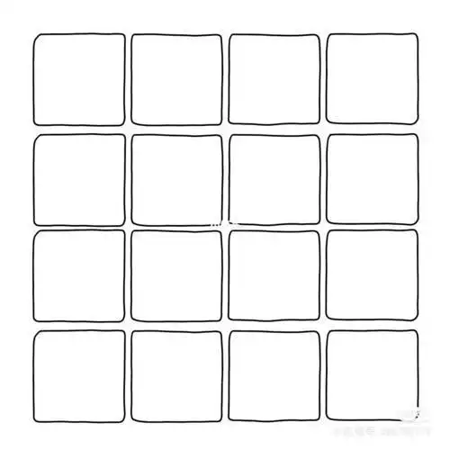 格子画简笔画格子画简笔画简单