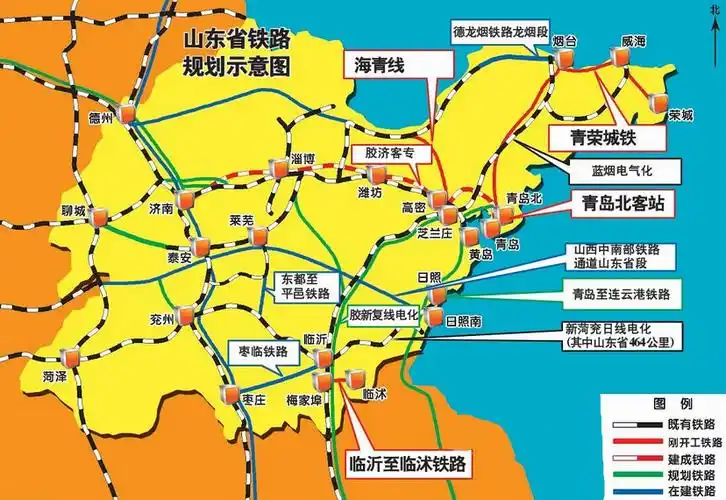 山东半岛城际铁路的近期实施方案