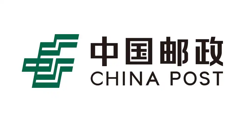 中国邮政微调 logo 标准字和标准色,绿色更深暗