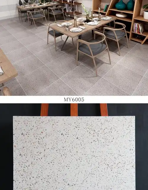 水磨石地砖600x600客厅仿古地板砖800x800厨房卫生间滑商铺瓷砖 定制