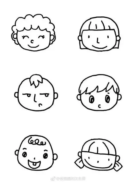 简笔画人物一笔画 简笔画图片大全-普车都