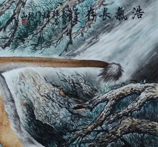 江西省高级工艺美术师韩志辉作品《浩气长存》