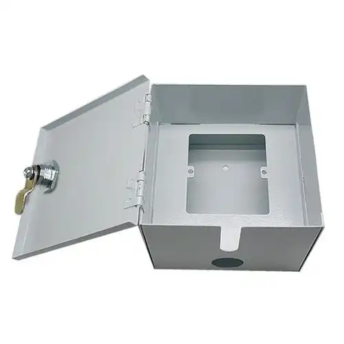 电瓶车充电专用电源箱带锁户外防水防盗86型插座防水保护盒充电桩电瓶