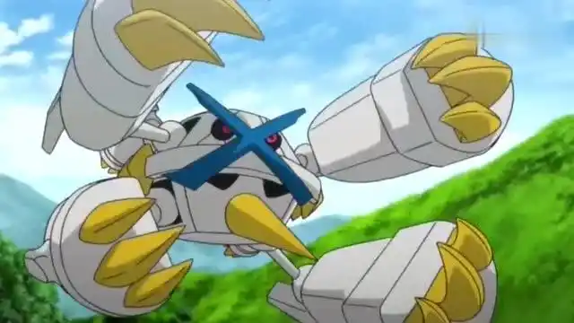 为什么大吾的mega巨金怪是白色的?