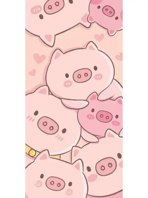 原创猪猪壁纸聊天背景