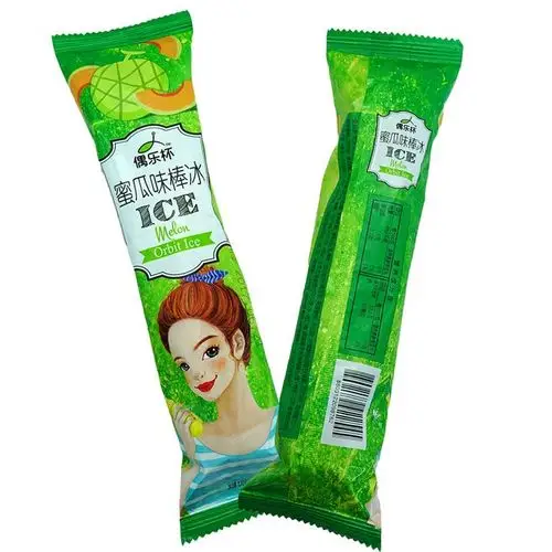 韩国进口偶乐杯哈密瓜味棒冰冷饮冰棍冰棒冰淇淋哈密瓜味饮料130g