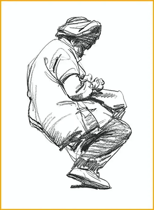 五分钟速写如何把握好轮廓型