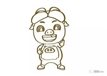 儿童简笔画之猪猪侠