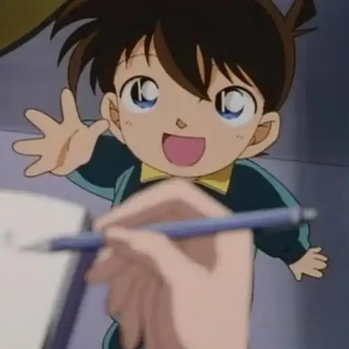 名侦探柯南#动漫头像:新一小时候也太可爱了吧(//63//)@油碟放不放