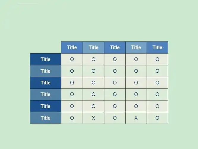 精美ppt表格模板