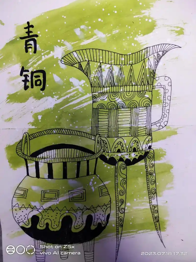 《青铜》#绘画过程分享 - 抖音
