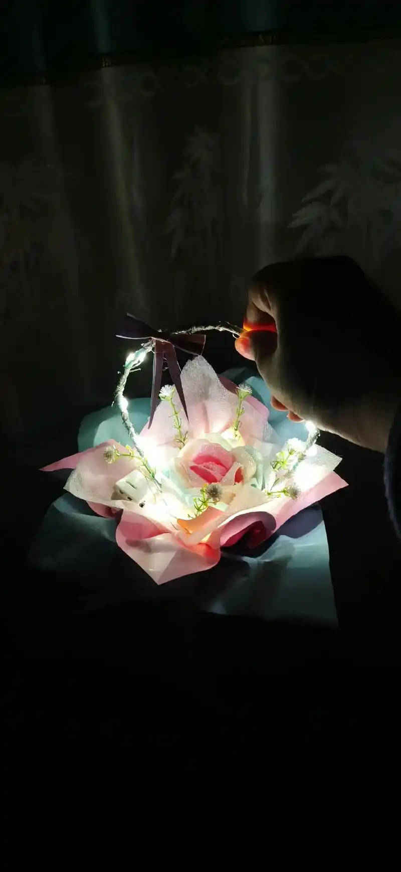 手工丝带玫瑰花#生活奇奇怪怪你要可可爱爱  - 抖音