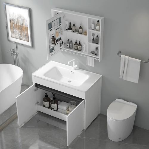 蜂窝铝阳台柜组合卫生间面盆柜洗漱台盆家用洗脸盆一体落地洗手池