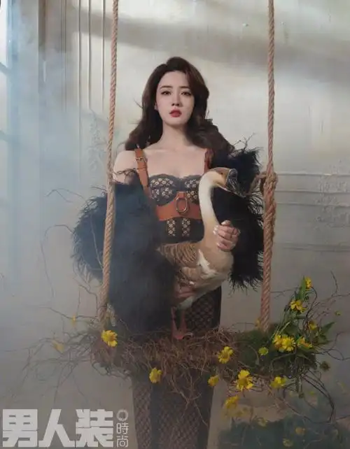 徐璐男人装二月刊封面慵懒妩媚小性感