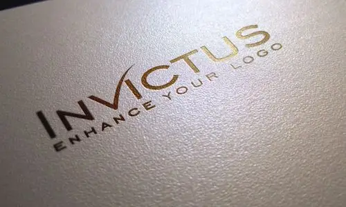 珠光材质背景logo展示psd样机素材 – ps样机网