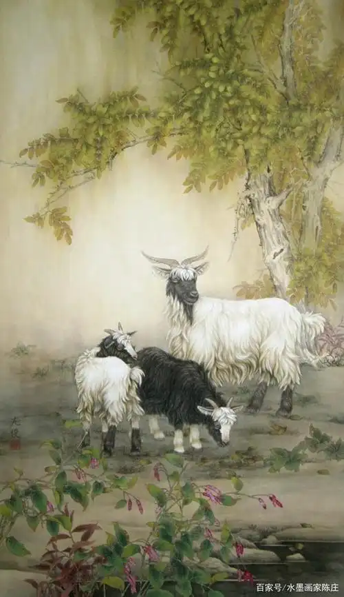 入蜀才知画意浓|李尤俊画牛羊,活灵活现,栩栩如生