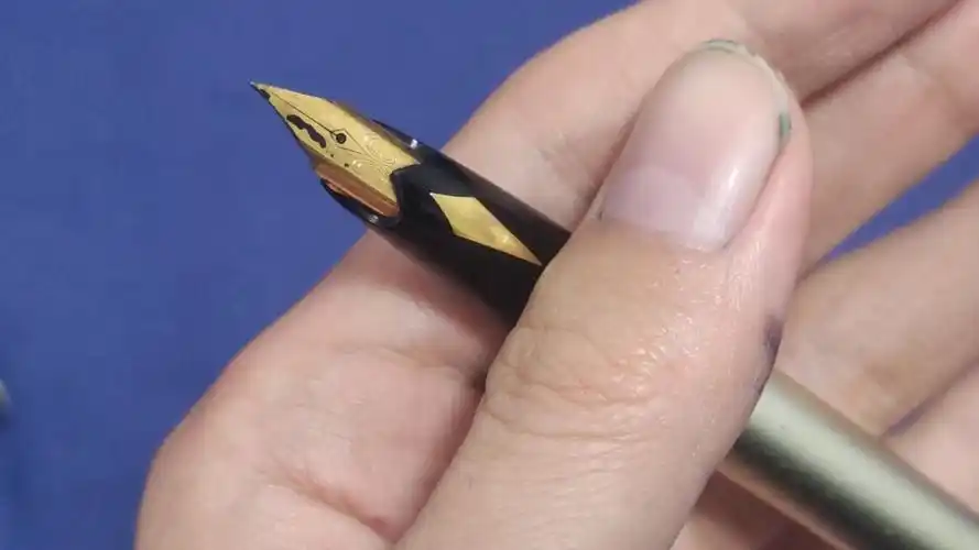 日本国内最早的18k金笔   1962年白金18钢笔开箱  感谢越位大佬
