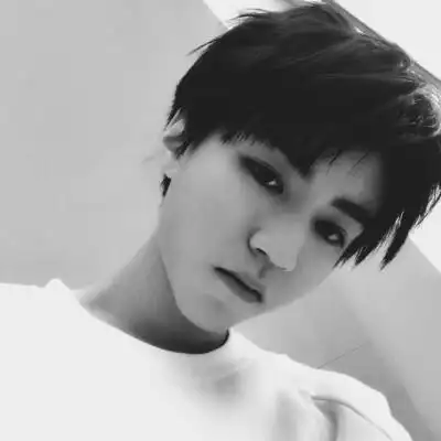 王俊凯黑白头像