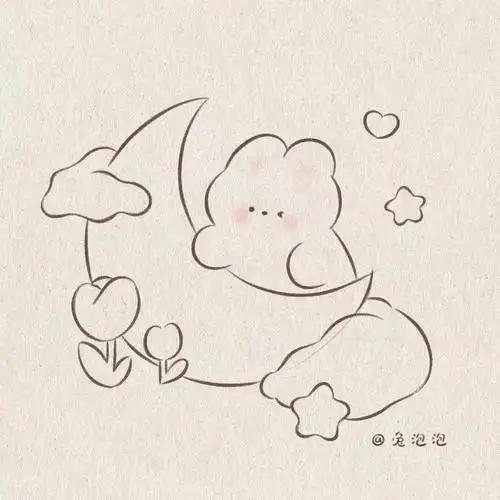 大事不妙,我好像把月亮压下来了原创@菠萝果酱#寻找小红书绘画大神