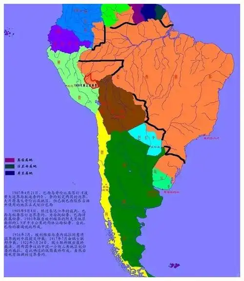 一张图看懂巴西领土扩张
