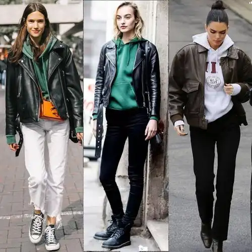 卫衣和外套怎样搭配好看5种卫衣加外套的的搭配示范