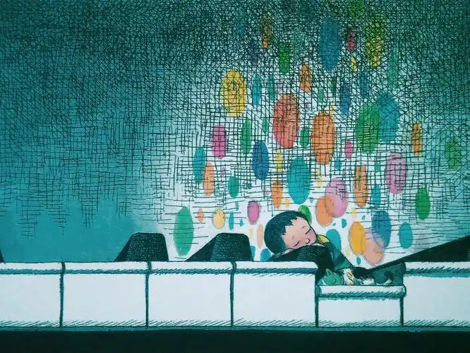 几米^ 插画* 漫画 壁纸° 男孩﹉