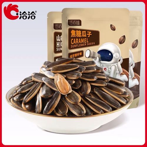 洽洽焦糖味山核桃大包装500g*1/4袋恰恰瓜子葵花籽休闲炒货零食品